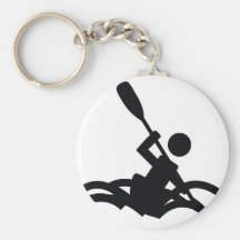 kayak icon key chains
