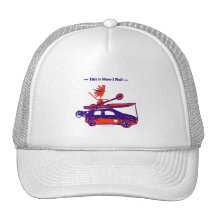 Kayak On Car - This is how I roll! Mesh Hat