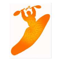 kayak orange crush postcards