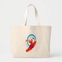 Kayak pillow rock tote bag