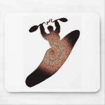 kayak rusty fork mousepad