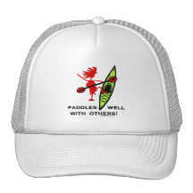 Kayak Shirt, Kayak Gift, Bumper Sticker and more! Mesh Hat