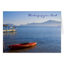 Kayak, Thinking of you, Dad Cards