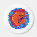 Kayak With Sol Refrigerator Magnet
