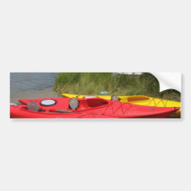 Kayaking Bumper Sticker