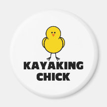 Kayaking Chick Magnets