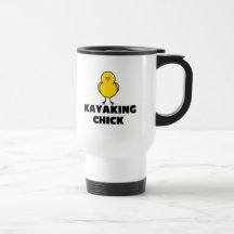 Kayaking Chick Mugs