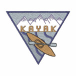 Kayaking embroidered shirts