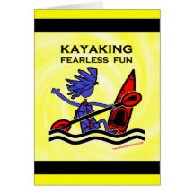 Kayaking Fearless Fun Cards