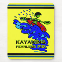 Kayaking Fearless Fun Gifts Mousepad