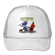 Kayaking Fearless Fun Hats
