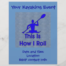 Kayaking Full Color Flyer