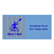 Kayaking Photo Card
