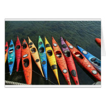 Kayaks! Greeting Card