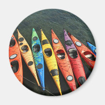 Kayaks! Fridge Magnets