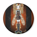 "Kayla" Steampunk Fairy Magnet