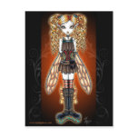 "Kayla" Steampunk Fairy Postcard