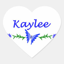 Kaylee (Blue Butterfly) Sticker
