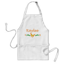Kaylee (Orange Butterfly) Aprons