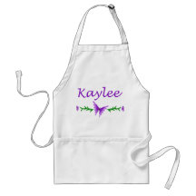 Kaylee (Purple Butterfly) Aprons