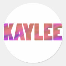 Kaylee Round Stickers