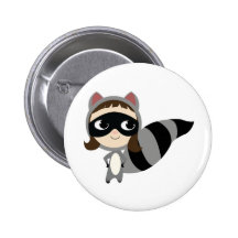 Kaylee The Racoon! Buttons