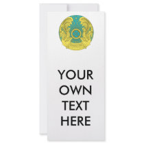Kazakhstan Coat of Arms Custom Rack Cards