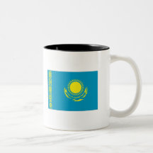 Kazakhstan Flag Coffee Mug
