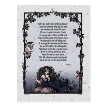 Keats "Bright Star" Victorian Postcard