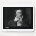 Keats Love Is My Religion Quote Gifts Tees Etc mousepads