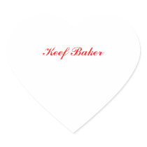 Keef baker heart stickers
