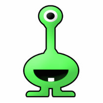 Keen Alien Photo Cut Out