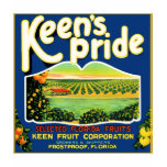 Keen's Pride  Frostproof Florida Label t-shirts