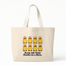 Keep All Your Ducks in a Row Tote Bag