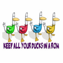 keep all your ducks in a row cut out