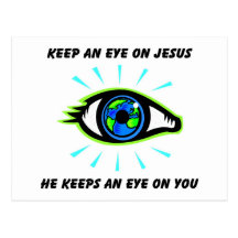 Keep an eye on Jesus christian gift Post Card