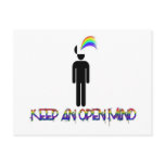 Keep an Open Mind postcards