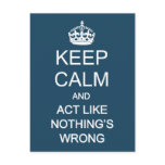 Keep Calm 1 postcards
