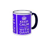 Keep Calm And Agree With Dave ~ U.K Politics Mugs