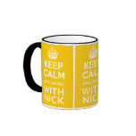 Keep Calm And Agree With Nick ~ Political U.K mugs