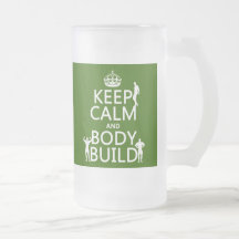 Keep Calm and Body Build (customise background) Coffee Mug