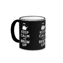 Keep Calm and Brew up british humour Mugs