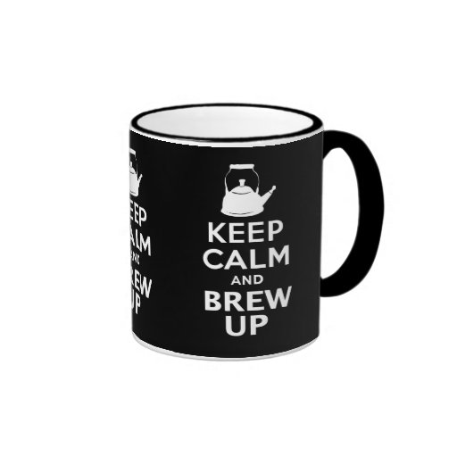 Keep Calm and Brew up british humour Mugs