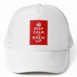 Keep Calm and Brew Up hats