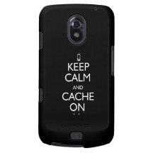 Keep Calm and Cache On Galaxy Nexus Case