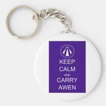 Keep Calm and Carry Awen Keychains