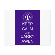 Keep Calm and Carry Awen Post Cards