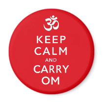 Keep Calm and Carry Om Motivational Morale