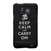 Keep Calm and Carry Om Samsung Galaxy S2 Case