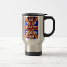KEEP CALM AND CARRY ON コーヒーマグカップ